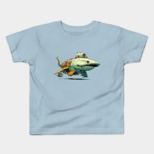 Cyberpunk Shark Kids T-Shirt